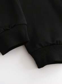 Tween Boy 篮球梦幻元素卫衣 圆领卫衣 男童休闲舒适秋冬时尚 - 彩色 - 查看 5