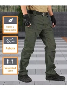 Waterproof And Wear-Resistant Tactical Pants, All-Day Protection Essential For Outdoor Adventures - Army Green - View 4
