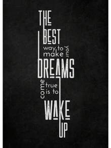 1 件锻炼生活励志名言海报和印刷品墙壁艺术图片帆布画健身房家庭房间装饰无框架 - 彩色 - 查看 36