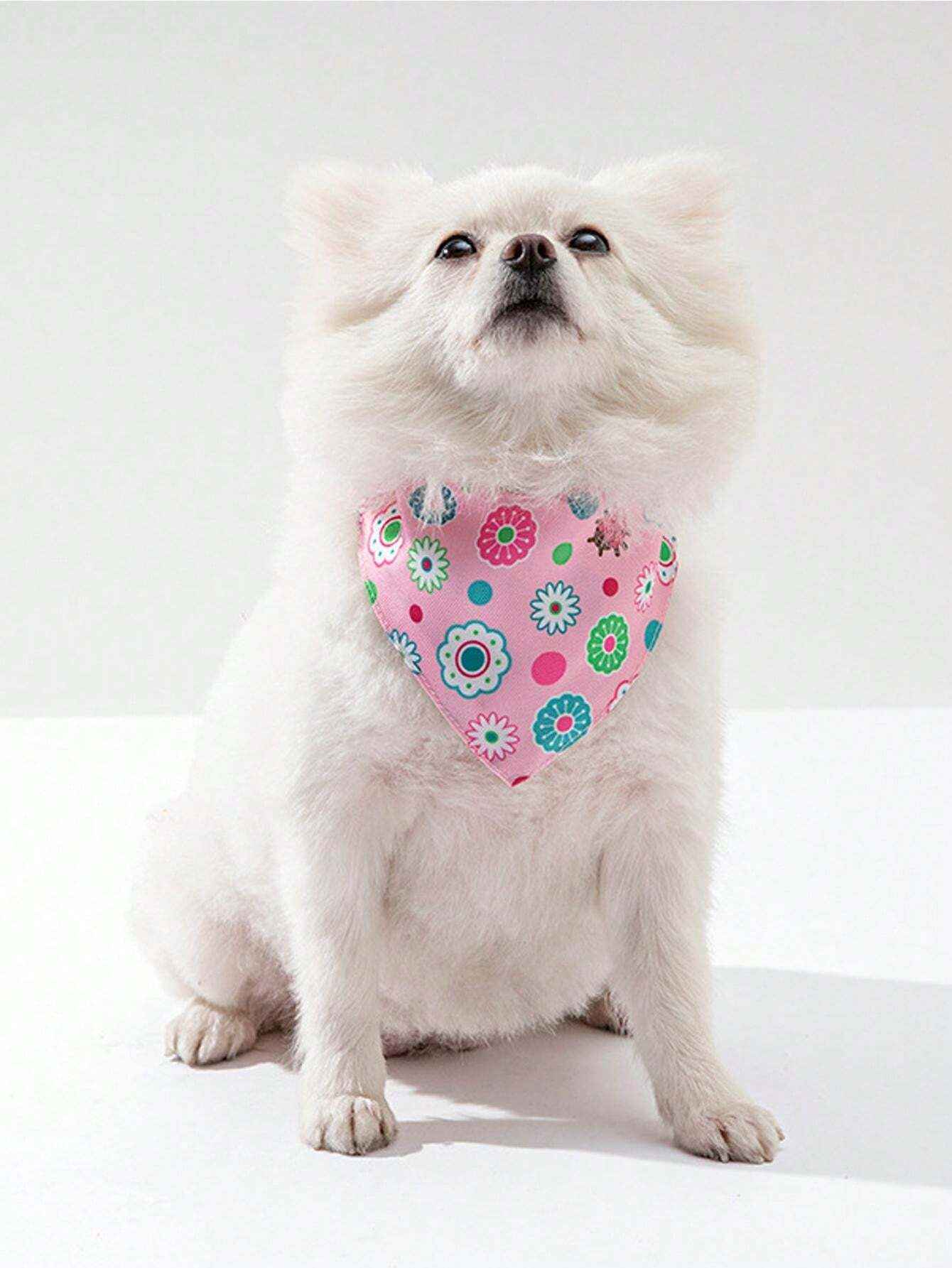 3 Packs Pet Triangular Bandanas With Cute Bone Pattern Series Pet Bib