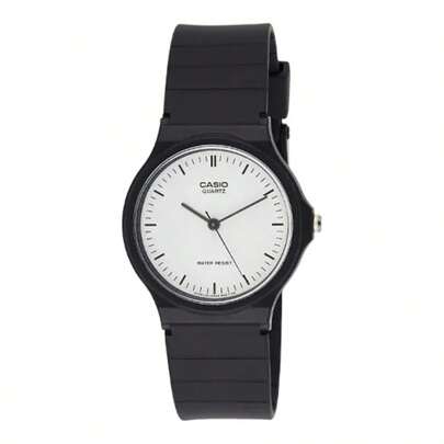  Casio Youth Series, Retro Sports Style, Quartz Movement, Resin Strap, Japanese And Korean Manufactured Watches, Ladies' Watches, White Dial, MQ-24-7E, New Year's Eve And Christmas Gift For You