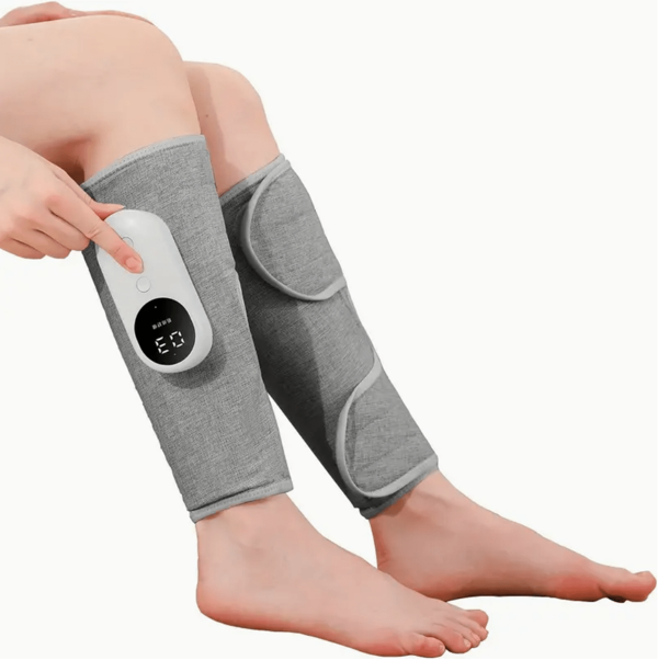 Calf Air Compression Massager For Circulation And Pain Relief, Leg Massager With Heat, Relieve Fatigue, Help For Edema And Varicose Veins, 3 Intensities, 3 Heat Levels, Muscle Relaxation. Christmas, New Year, And Valentine's Day Gifts. Best Gift.