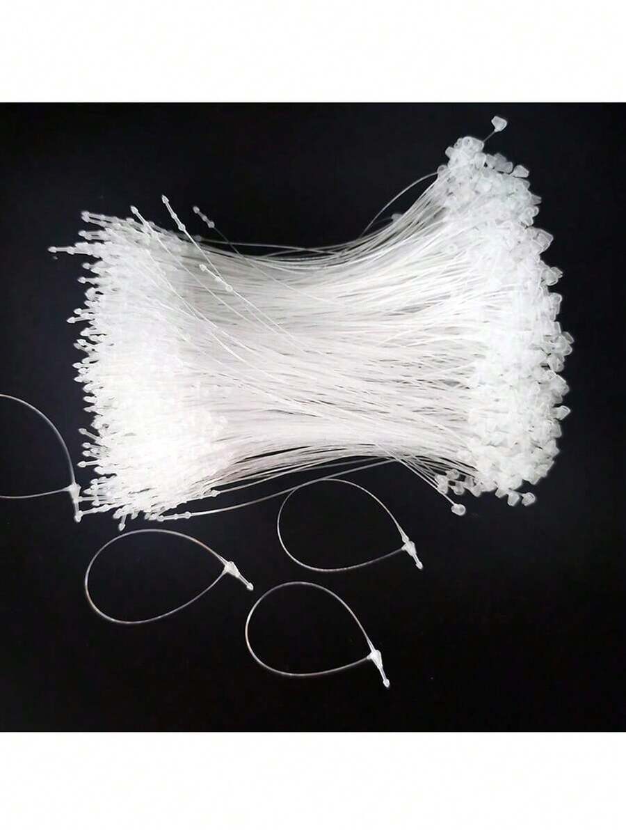 1000Piece Disposable Plastic Gift Packaging Label Buckles, Simple