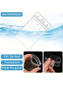 5/10 件透明行李牌，适用于旅行箱包的识别器和姓名牌行李牌旅行配件旅行必需品旅行收纳袋，适用于海滩夏季度假返校 - 無色 - 查看 4