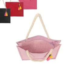 Canvas Bag Large Capacity Canvas Bag Bag Linen Bag - 卡其色 - 查看 4