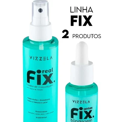 Real Fix 150ml + Gotas Fix 30ml (2 Produtos) Vizzela Festa Junina