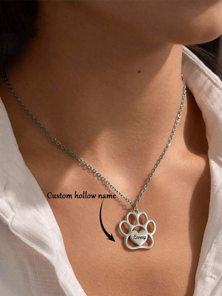 Collane Con Ciondolo Collana Personalizzata Con Rratto Di Cane Con Nome Gioielli Personalizzati Animali Domestici Donne, Regalo Commemorativo La Mamma Da 10,14 € | DHgate