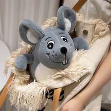 16/37厘米仿真老鼠超柔软毛绒玩具，毛绒老鼠玩偶，填充老鼠毛绒动物玩具，送给朋友的吉祥物，最佳礼物，家居装饰 - 彩色 - 查看 5