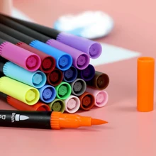 48 Colores Marcadores Plumones Punta De Pincel Dual Brush - Conjuntos - Ver 6