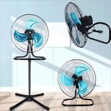 Ventilador 3 En 1 Con 3 Aspas Metálicas 18 Pulgadas De Diámetro Resistente