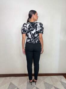 WOMEN'S BLOUSE - màu đen - Xem 3