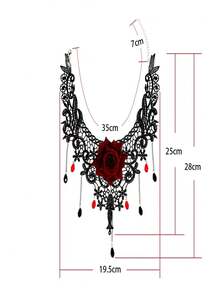 قلادة خفاش بلورية زركونيا بتصميم دانتيل عتيق، بطراز جوتي أوروبي وأمريكي، مناسبة لمناسبات الهالوين والمهرجانات والحفلات