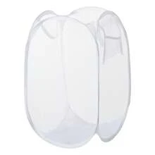 1 Piece Of "Lightweight" Large Pop-Up Mesh Laundry Basket With Handle - Foldable, Large Capacity Basket For Storing Dirty Clothes In The Bathroom, Bedroom, And Dormitory