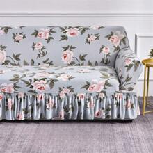 Tấm bọc ghế sofa co giãn họa tiết hoa văn Ruffle Trim - Nhiều màu - Xem 7