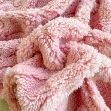 1 tấm ga trải giường vừa vặn bằng nhung giả màu hồng hình thoi chần bông, tấm ga trải giường vừa vặn bằng nhung giả dày màu trơn đơn giản, thích hợp sử dụng tại nhà và ký túc xá, phù hợp cho mùa thu đông (1 tấm ga trải giường vừa vặn, không có vỏ gối) - Hồng - Xem 7