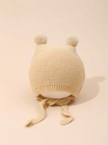 Infant/Toddler Knitted Ear Flap Hat, Cute Baby Boy/Girl Winter Warm Beanie - Multicolor - View 8