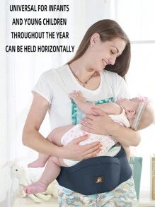 rooya baby 1pc Multifunctional Baby Carrier, Waist And Hips Support, Lightweight, Four Seasons, Easy , Ergonomic Nursing Tool And Travel Gear For Infants, Suitable For Daily Use (Navy Blue)