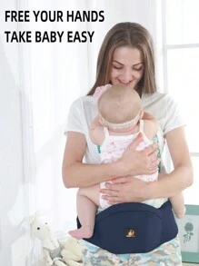 rooya baby 1pc Multifunctional Baby Carrier, Waist And Hips Support, Lightweight, Four Seasons, Easy , Ergonomic Nursing Tool And Travel Gear For Infants, Suitable For Daily Use (Navy Blue)