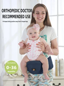 rooya baby 1pc Multifunctional Baby Carrier, Waist And Hips Support, Lightweight, Four Seasons, Easy , Ergonomic Nursing Tool And Travel Gear For Infants, Suitable For Daily Use (Navy Blue)