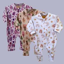 KIT OF 3 OVERALLS FOR GIRLS RN-9 MONTHS - Nhiều màu - Xem 2