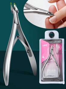 LRIS Round Head Callus Nipper - Innovative Callus Scissors With Built-In Spring Trimmer, Cuticle Remover, Manicure And Beauty Tools (Callus Nipper) G21 Cuticle Care Tools - Silver - View 2
