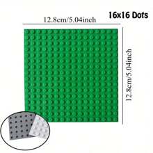 2PCS 16X16 Dots Small Particle Compatible DIY Building Blocks Baseplates Bricks Educational Assemblage Construction Base Plates Toys For Kids - Multicolor - View 14
