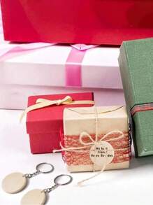 10/20/30/40/50 套（或一袋 30/60/90 件）和 1 盒/150 件木制钥匙扣制作套件，DIY 木制吊坠带钥匙圈，珠宝制作配件，钥匙扣配件汽车配件包魅力学校可爱哥特 Y2k 万圣节配件教师节 - 杏色 - 查看 7