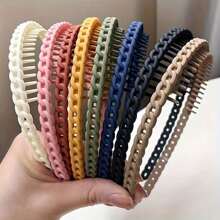 2 Stücke neue Anti-Rutsch Zahn Haarband für Frauen, Gesichtswäsche gebogenes Stirnband, Haarspange, Kopfbedeckung Accessoires, lässige Tiara Accessoires, für Frauen, Haarstyling-Tools, lockig für Frauen, Herbst, Reisen, Haarstyling-Tools, Accessoires für Frauen, Haarsachen, Herbst, für Frauen, Reisen, Frauen, Haaraccessoire, Haarstyling-Tools, Reisen, Geschenke für Frauen, Haarsachen, für Frauen, Strumpfstopfer für Erwachsene, für Erwachsene, Haarsachen, Damenaccessoires, Strumpfstopfer, Erwachsenen-Haaraccessoire, Geschenkideen für Frauen, Beauty-Strumpfstopfer, Geschenke für Frauen - Verschiedenfarbig - Übersicht 7