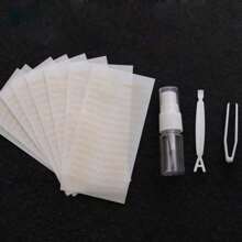 256pcs/480pcs/736pcs Water-Activated Eyelid Tapes 13-In-1 Set, Narrow Front Wide Back, Invisible Natural Double Eyelid Tapes Suitable For Students, Home, Office, Travel & Outdoor, Apply Eyeshadow First Then Tape