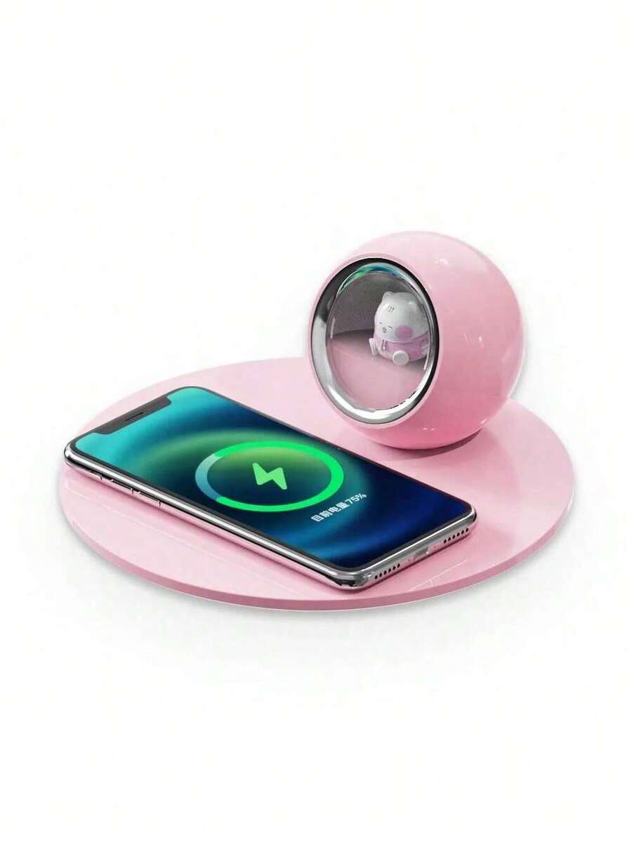 New Creative Alarm Clock Wireless Charging Compatible With IPhone 16/15