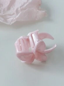 OUSEON Women's Pearlescent Plumeria Shaped Hair Clips,Lightweight Plastic Clamp, Fashionable And Elegant Solid Color Hair Claw,Hair Accessory For Everyday Wear,Casual Parties,Hair Grip Suitable For Hair Bundling, Valentine's Day Hair Jaw Clip Hair Clamps Hair Clutch Hair Catcher Clip, School Stuff, College Fall Winter Flower Claw Clip Hair Accessories For Women For Vacation Outfits Woman