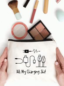 旅行化妆包 - 坚固耐用，安全且易于打开的拉链封口，宽敞且井井有条的内部隔层 - 独特的航空风格设计，紧凑便携的旅行伴侣储物袋 - 彩色 - 查看 6