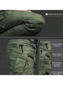 Waterproof And Wear-Resistant Tactical Pants, All-Day Protection Essential For Outdoor Adventures - Army Green - View 2