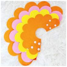 Elizabethan Collar Adjustable Flower Anti-Lick And Anti-Bite Pet Safety Small Medium Size LR-0309 - Đỏ - Xem 6