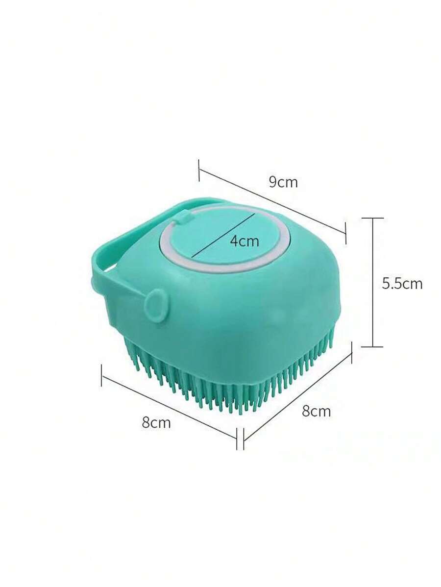 1pc Gentle Silicone Pet Brush For Dogs And Cats Massages And Cleans