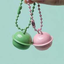 6/10/20 件糖果色金属小铃铛吊坠饰品，DIY 钥匙扣配件，圣诞树装饰铃铛吊坠工艺用品，适用于宠物铃铛、狗猫项圈饰品，声音清晰防丢失 - 混色 - 查看 9