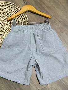 BOYS' BERMUDA SHORTS CHILDREN'S PREPPY FASHION NEW RELEASE - 灰色 - 查看 2