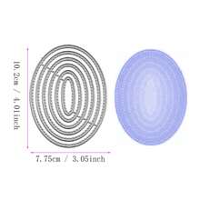 Metal Cortante DIY para Álbuns de Recortes das Quatro Estações, Cartões de Cumprimento em 3D, Moldura de Fundo Pontilhado de Base Criativa e Multi-Formato, Novidade 2024