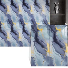 10 miếng dán gạch 3D tự dính 1,8㎡ giống đá cẩm thạch, miếng dán trang trí tường cho phòng khách, phòng ngủ, phòng tắm và nhà bếp, giấy dán tường PVC chống thấm nước, chống ẩm và chống dầu - Nhiều màu - Xem 22