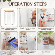 12 gói miếng dán vinyl hình hoa truyền cảm hứng cho cốc, miếng dán cốc chống phai màu UV DTF tự làm, trích dẫn đức tin Cơ đốc, miếng dán trang trí chống thấm nước cho đồ thủy tinh và đồ thủ công (đồ trang trí Giáng sinh, đồ trang trí phòng, đồ trang trí nhà cửa, quà tặng Giáng sinh, đồ trang trí tường) - Nhiều màu - Xem 12