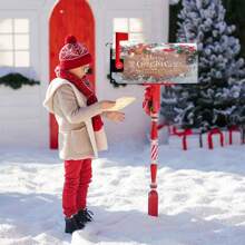 1 cái Vỏ hộp thư Giáng sinh 'MERRY CHRISTMAS' Trang trí chống bụi - Nhiều màu - Xem 14