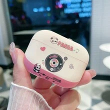 Vỏ tai nghe hình gấu nhạc tương thích với Airpods Pro 2, Vỏ silicon tương thích với Airpods 1/2/3, Vỏ tai nghe Bluetooth không dây Airpods Pro mềm cho thế hệ thứ 3 mới - màu đen - Xem 7