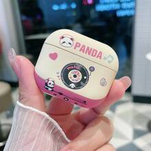 Vỏ tai nghe hình gấu nhạc tương thích với Airpods Pro 2, Vỏ silicon tương thích với Airpods 1/2/3, Vỏ tai nghe Bluetooth không dây Airpods Pro mềm cho thế hệ thứ 3 mới - màu đen - Xem 8