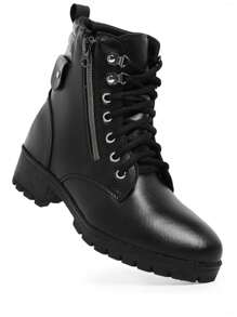 Women Fashion Boots - Black - View 2