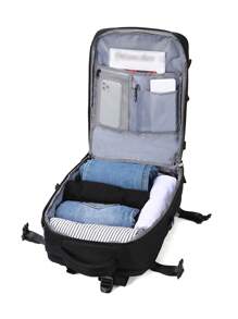 Reiserucksack, fluggenehmigt, großes Fassungsvermögen, aus Nylongewebe, wasserdicht, Wanderrucksack für Outdoor, Computerrucksack für Reisen, Camping, Wandern, für Herren und Damen, Geschenk für Mutter, Vater, Tochter, Freund, Reisezubehör, unisex, Business, funktional, Jungenrucksack, Computertasche, Gepäckgurt Design, für Schule, Uni, Business, Outdoor, für Anfänger, Fortgeschrittene, Geschenk für Freund und Vater, Bordgepäck Kabinentasche, 40x25x20, Schultaschen für Mittel- und Oberschüler