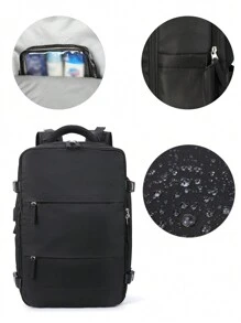 Reiserucksack, fluggenehmigt, großes Fassungsvermögen, aus Nylongewebe, wasserdicht, Wanderrucksack für Outdoor, Computerrucksack für Reisen, Camping, Wandern, für Herren und Damen, Geschenk für Mutter, Vater, Tochter, Freund, Reisezubehör, unisex, Business, funktional, Jungenrucksack, Computertasche, Gepäckgurt Design, für Schule, Uni, Business, Outdoor, für Anfänger, Fortgeschrittene, Geschenk für Freund und Vater, Bordgepäck Kabinentasche, 40x25x20, Schultaschen für Mittel- und Oberschüler