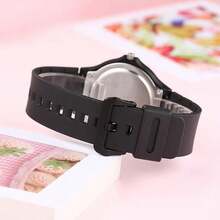 Casio Dòng sản phẩm YOUTH Đồng hồ thể thao đơn giản chống nước thạch anh Dây đeo bằng nhựa Đồng hồ Nhật Bản và Hàn Quốc Đồng hồ nữ Mặt số trắng MW-240-7E - trắng - Xem 4