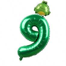 1 bộ bóng bay nhiều màu sắc hình xe hơi hoạt hình mini, động vật, số 40 inch và 32 inch, bao gồm vịt, ếch, lợn, gấu trúc, bò, xe cứu hỏa, v.v., dùng để trang trí tiệc, sinh nhật, ngày lễ, giáng sinh - Nhiều màu - Xem 47