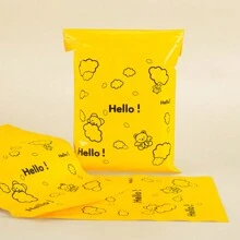 10/30pcs NEW Cute Cartoon Teddy Bear Pink, Yellow, Purple Self-Adhesive Mailing Bags, Logistics Packaging Express Box Shipping Envelopes Back To School - Multicolor - View 11