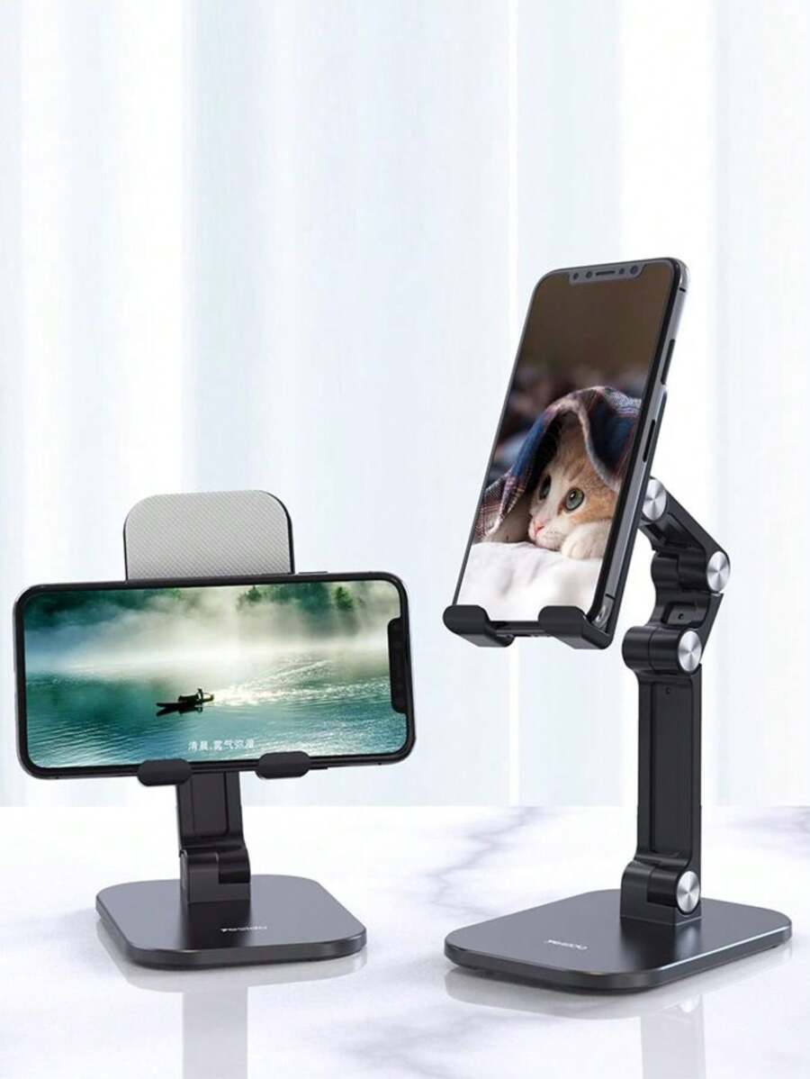 Cell Phone Holder Smartphone Table Universal Adjustable All Models Resistant Portable Foldable - 綠色 - 查看 1